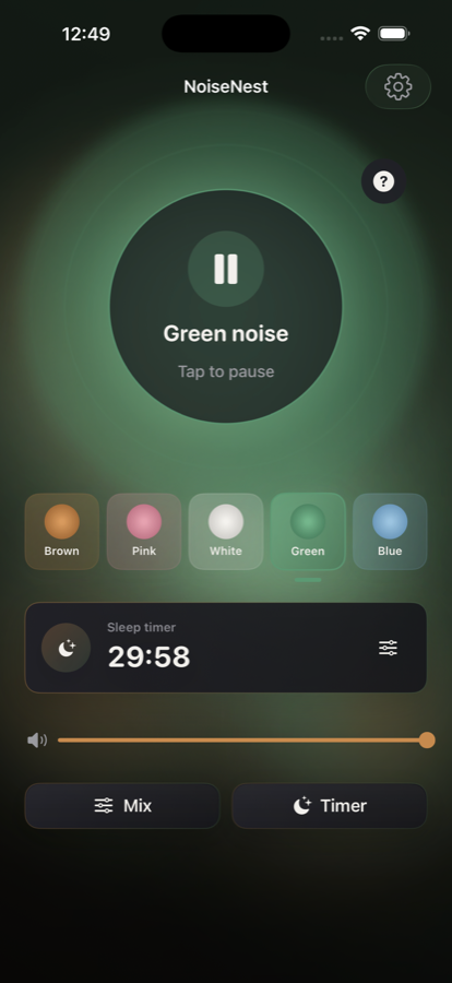 NoiseNest screenshot